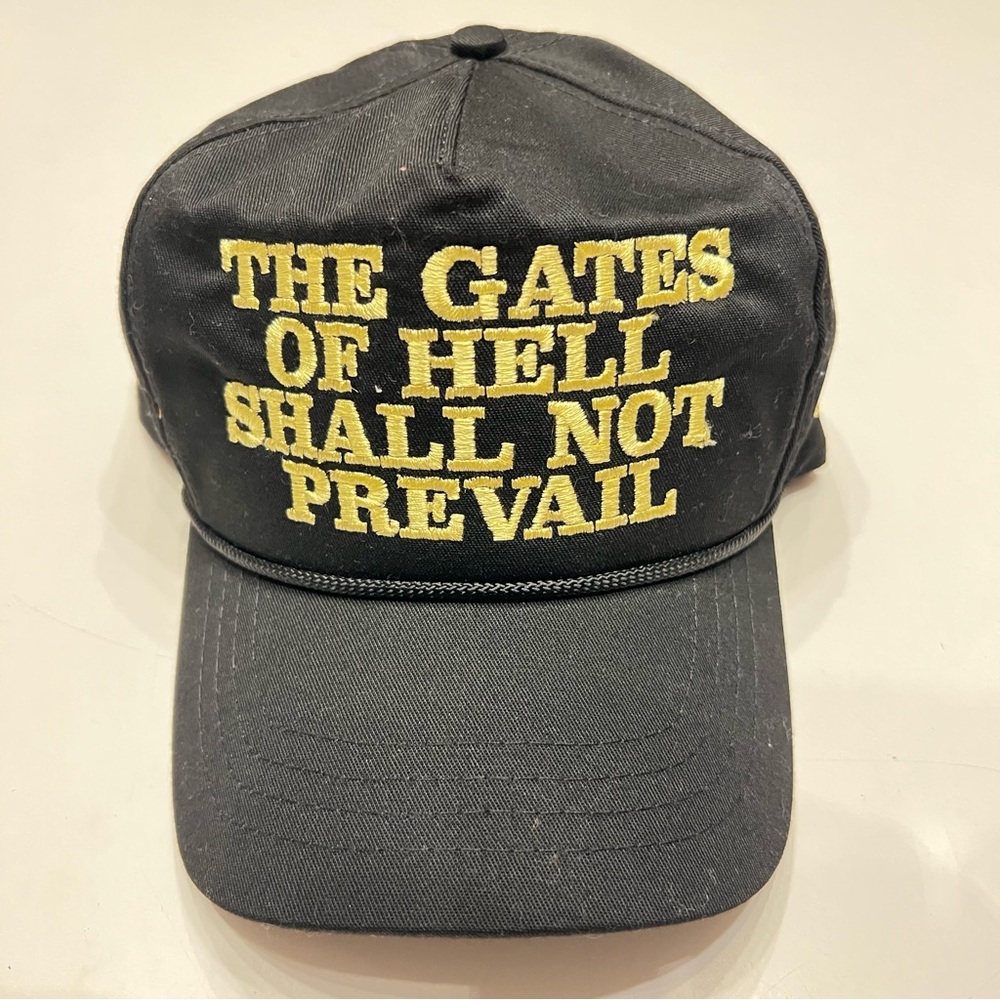 The Gates Of Hell Shall Not Prevail Trucker Hat